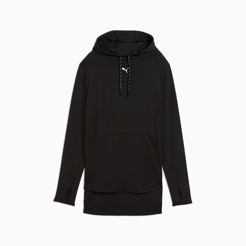 MODEST HOODIE PUMA Black front view