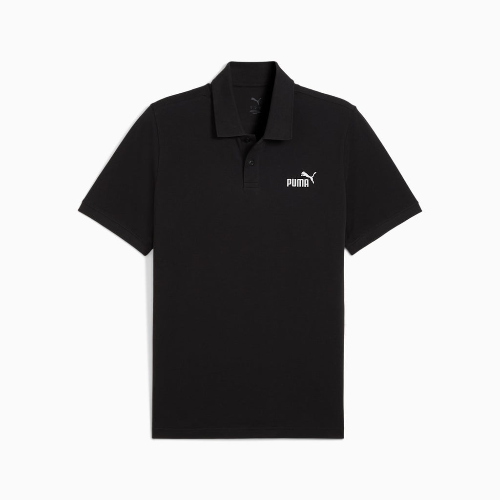Essentials No. 1 Logo Piqué Polo Men - PUMA Black image 2