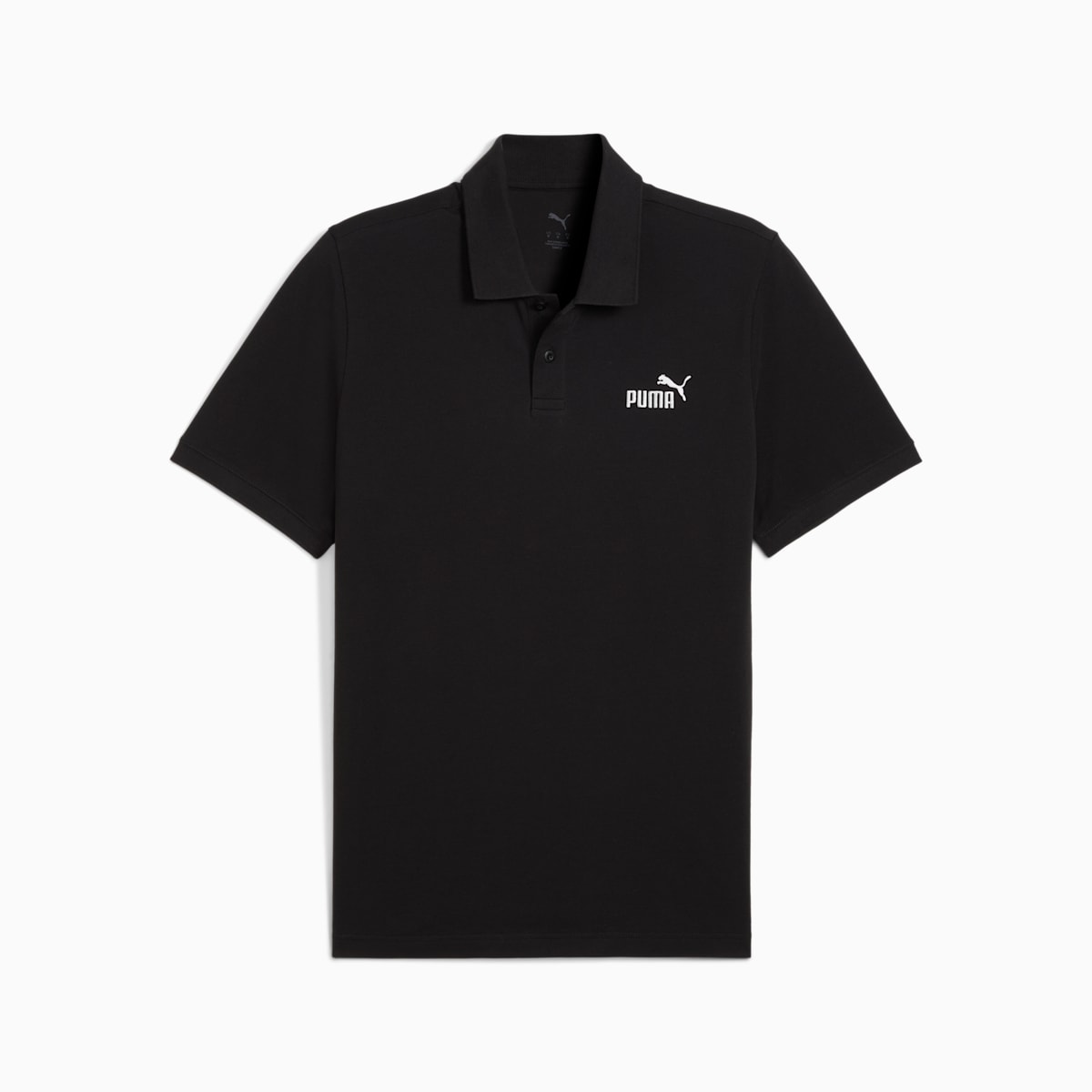 Essentials No. 1 Logo Piqué Polo Men - PUMA Black image 2