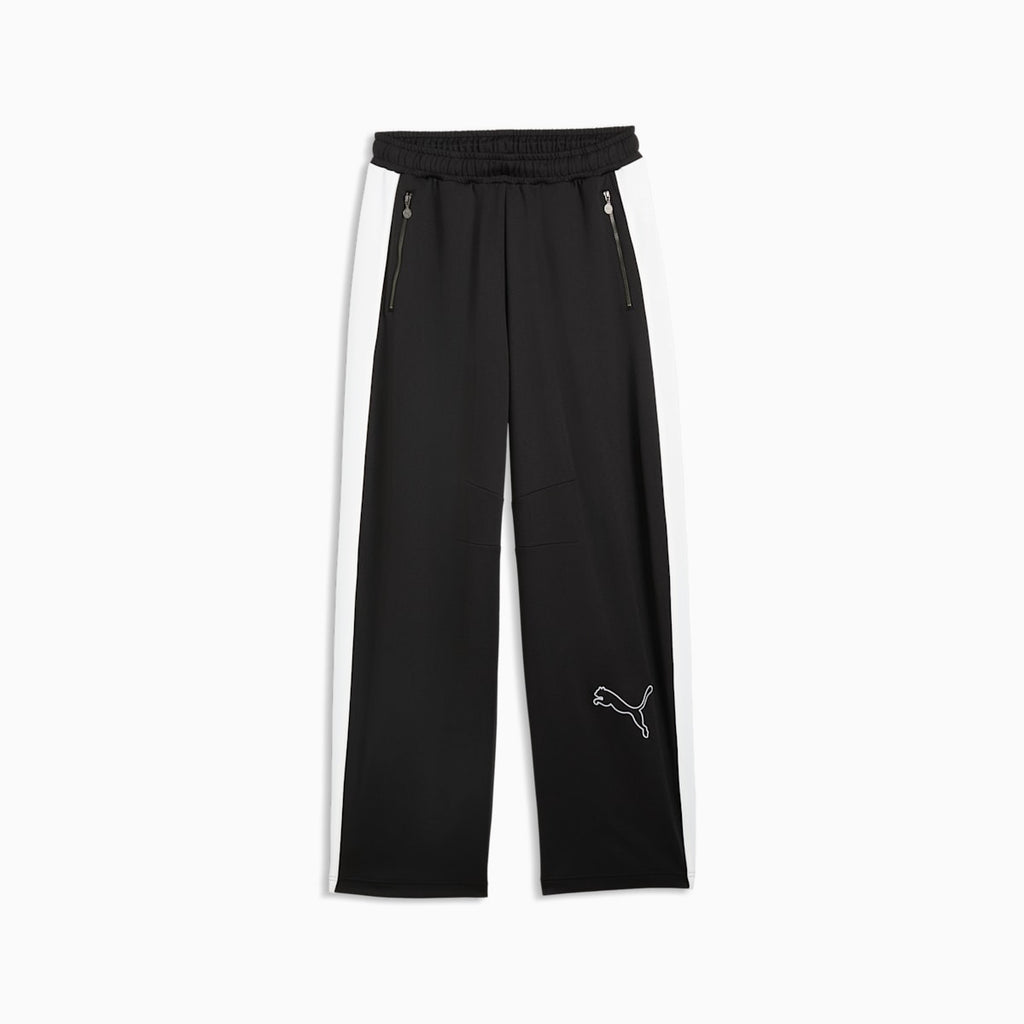 T7 Love Of The Cat Men's Barrel Track Pants - PUMA Black - front on white background