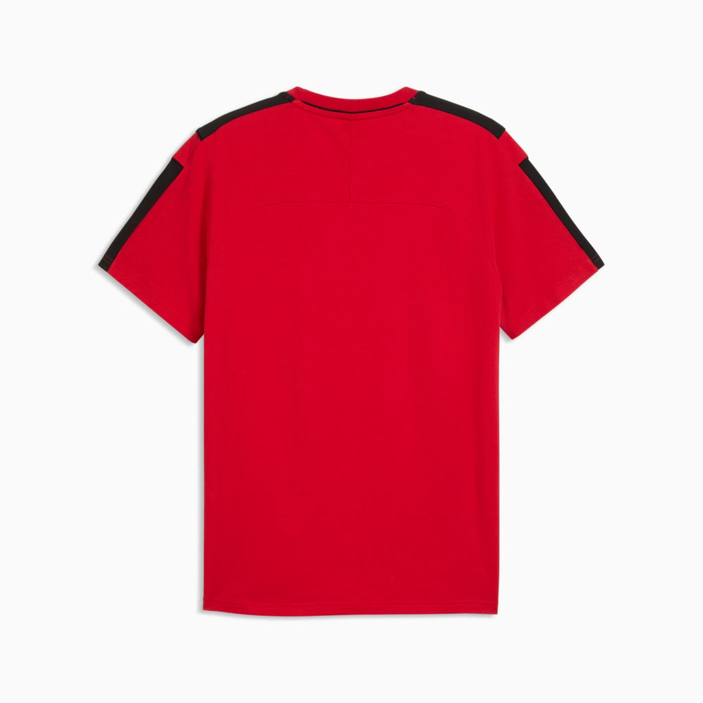 Ferrari MT7 Tee Men - Rosso Corsa - back on white background