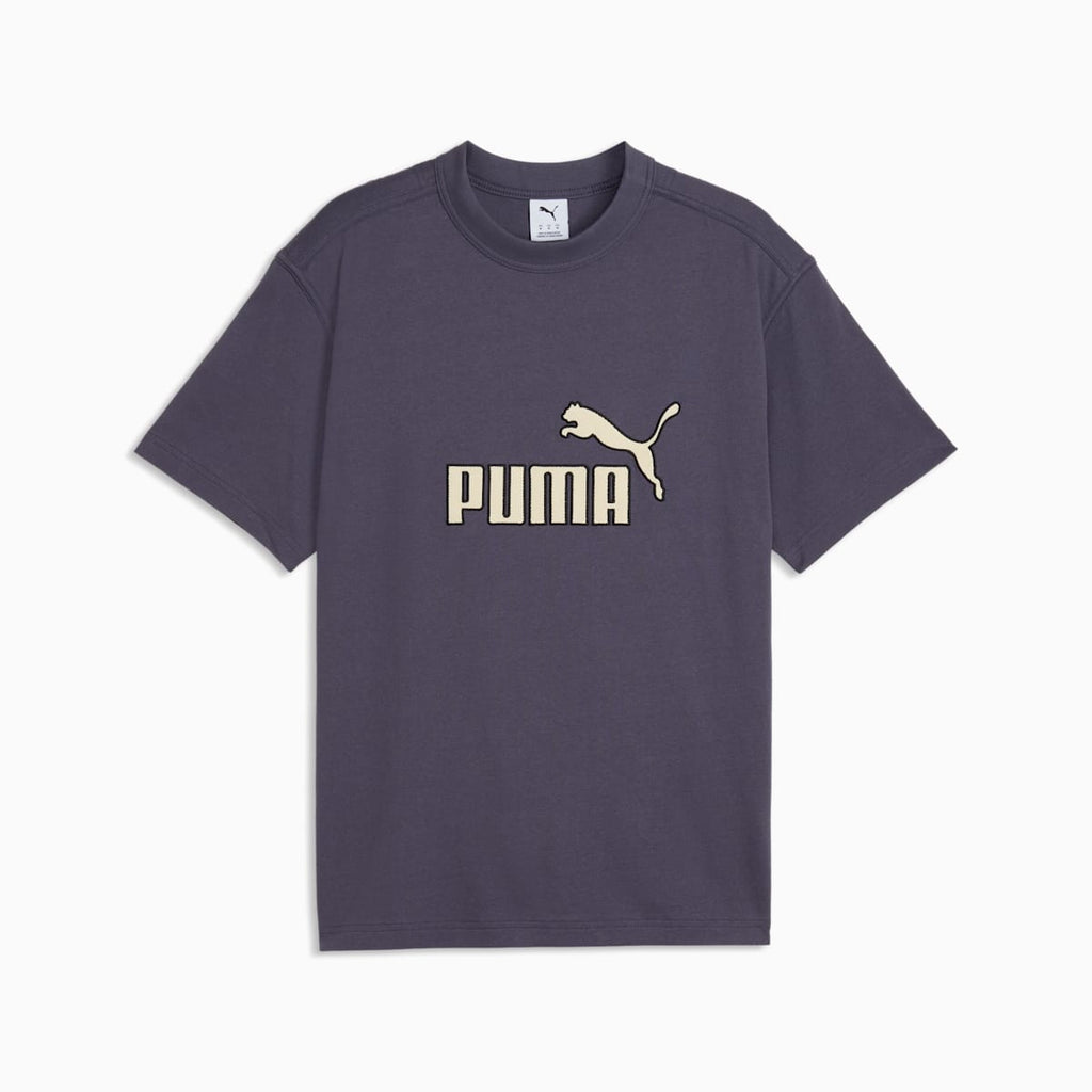 Essentials Elevated No.1 Relaxed Tee Men - Inky Depths - front on white background