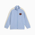 Imaginary Friend Little Kids' T7 Relaxed Zip-Up Jacket - Chambray Blue - front on white background