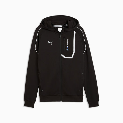 BMW M Motorsport Men's PM1 Jacket - PUMA Black - front on white background