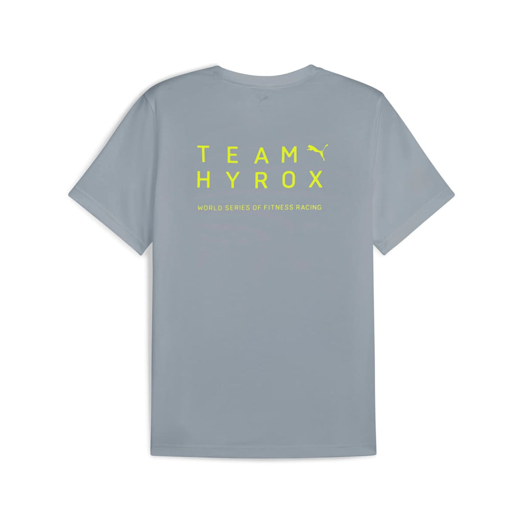 PUMA x HYROX Volunteer Tee Unisex - Cool Mid Gray back view