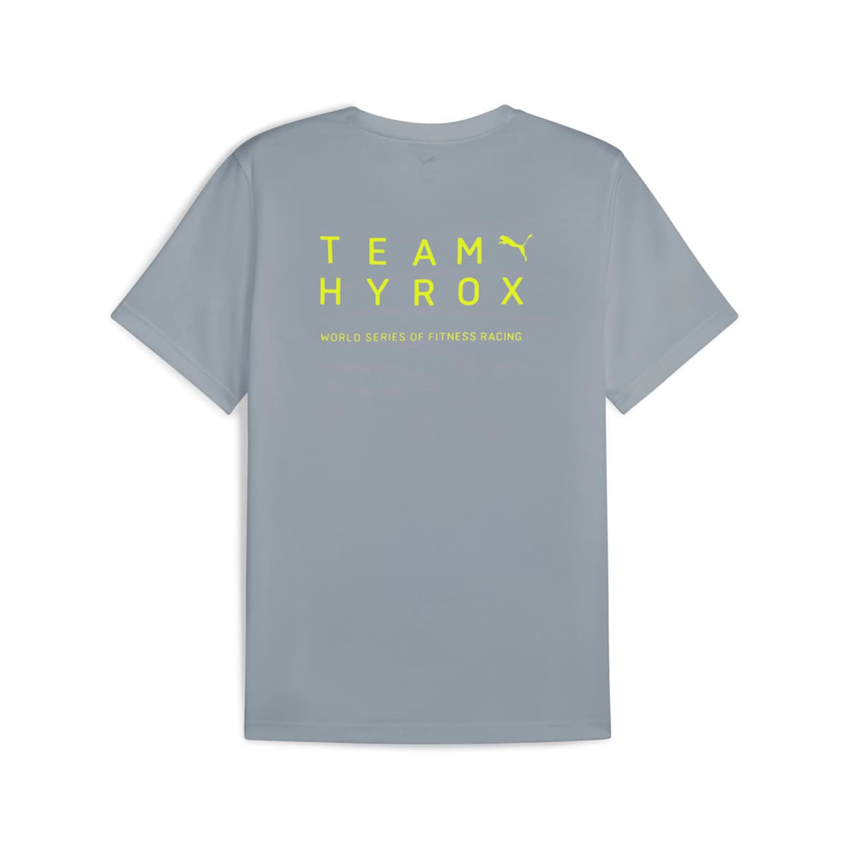 PUMA x HYROX Volunteer Tee Unisex - Cool Mid Gray back view