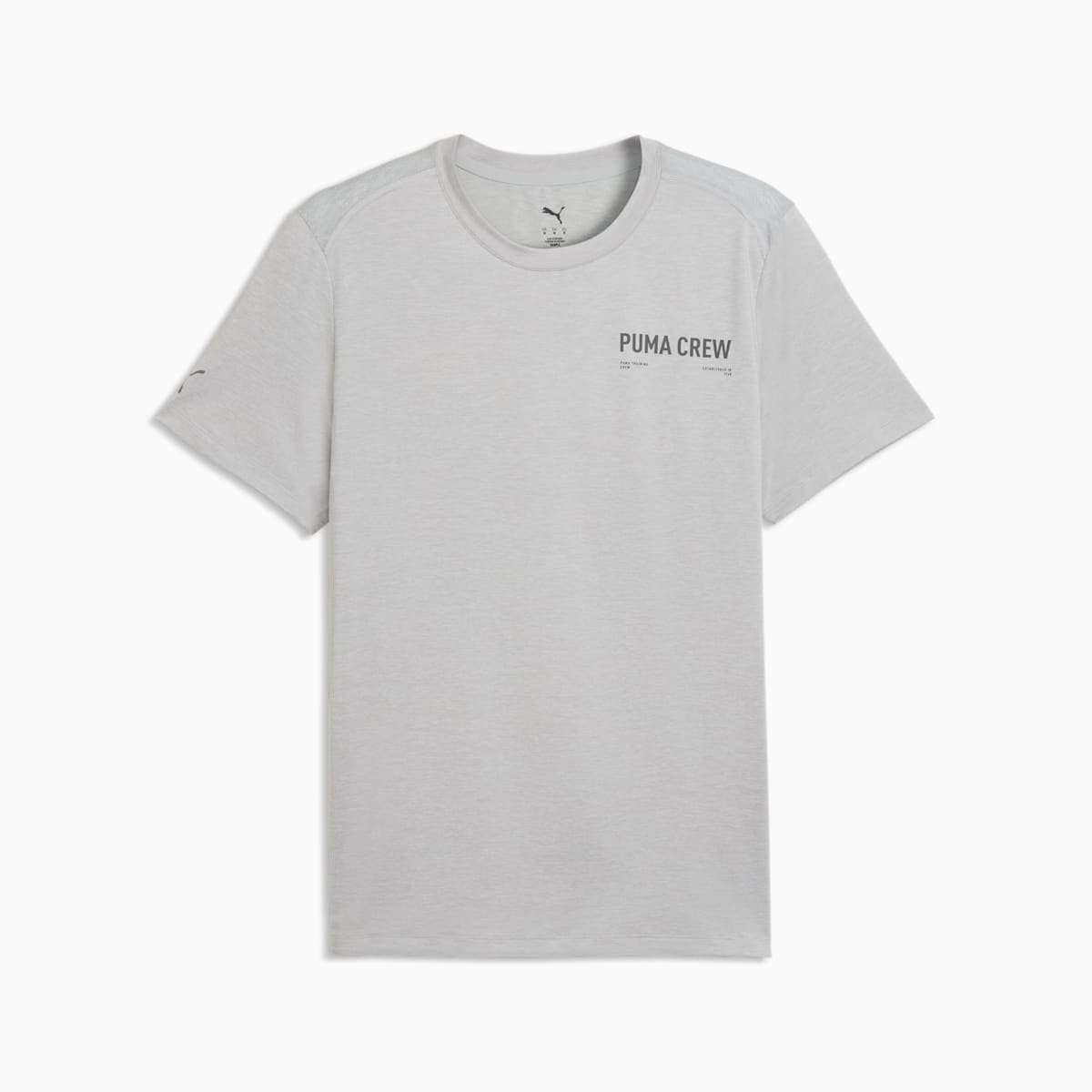 CLOUDSPUN Branded Tee Men - Light Gray Heather front view