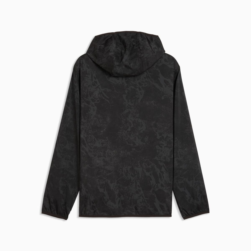 Train All Day Essentials Printed Jacket Men - PUMA Black - back on white background