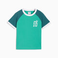 FUTURE.PUMA.ARCHIVE Slim Short Ringer Tee Women - Vibrant Green front view