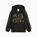 PUMA x TRANSFORMERS Little Kids' Relaxed Graphic Hoodie - PUMA Black - front on white background