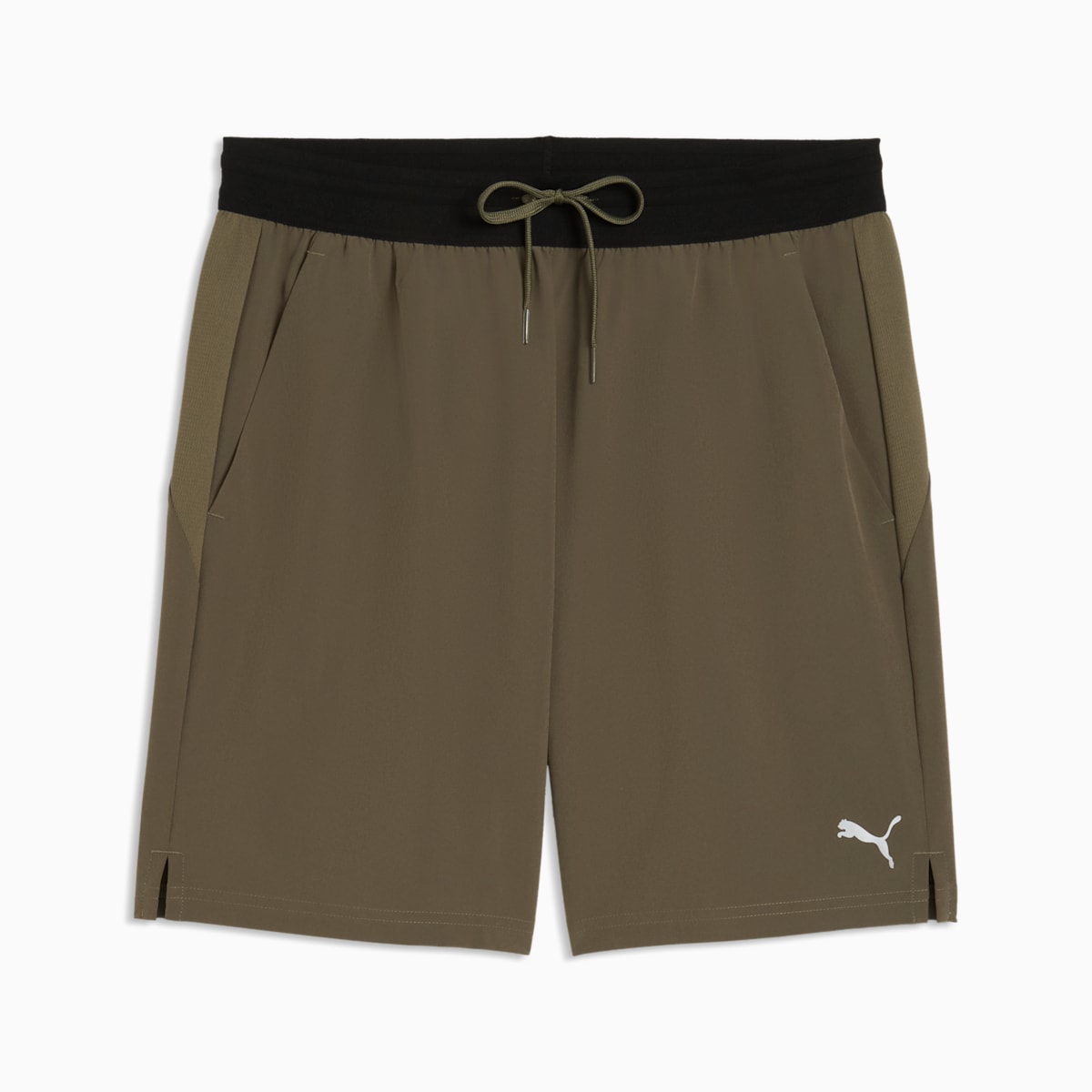 PWRTRAIN Training Shorts Men - Loden Green front view