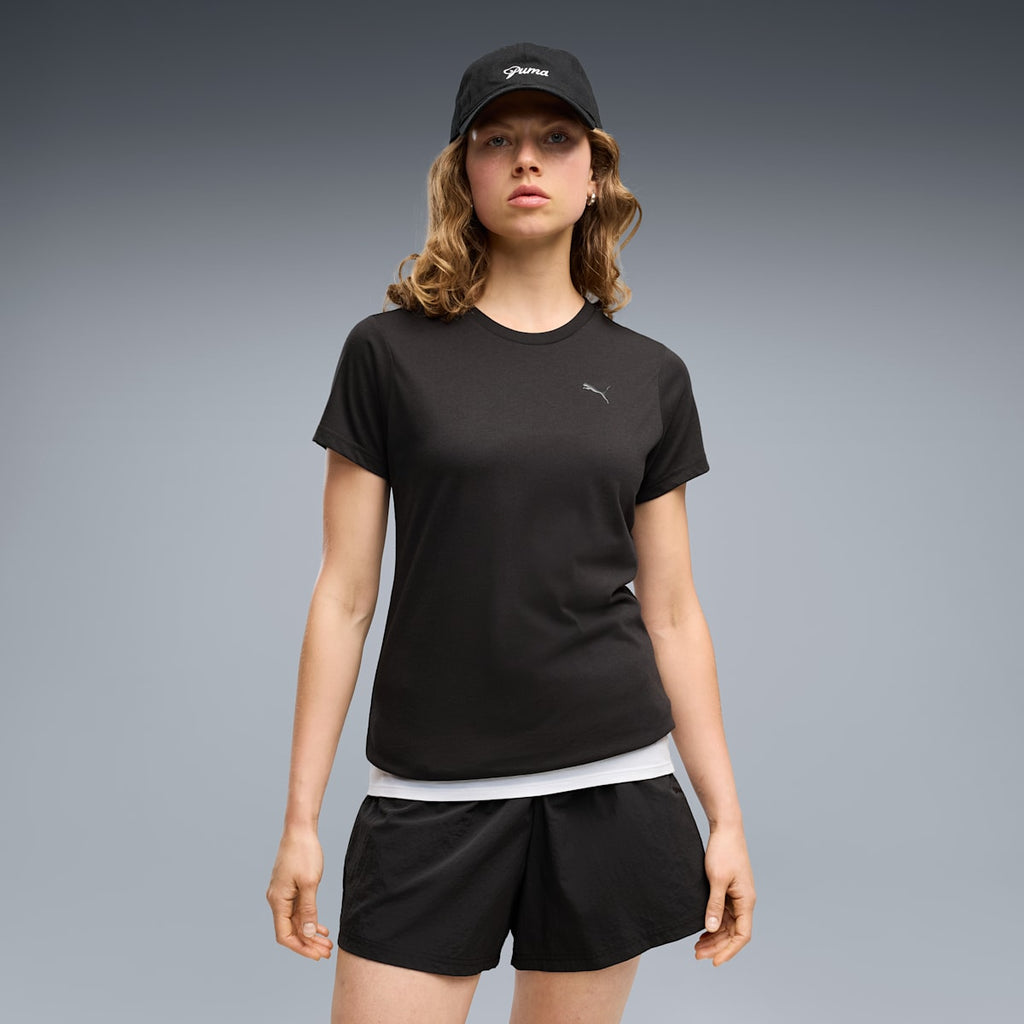 PUMATECH SENSE Women's Tee - PUMA Black - on model