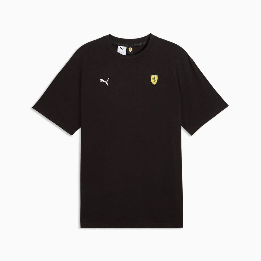 Camiseta Graphic Ferrari Masculina - PUMA Black - front on white background