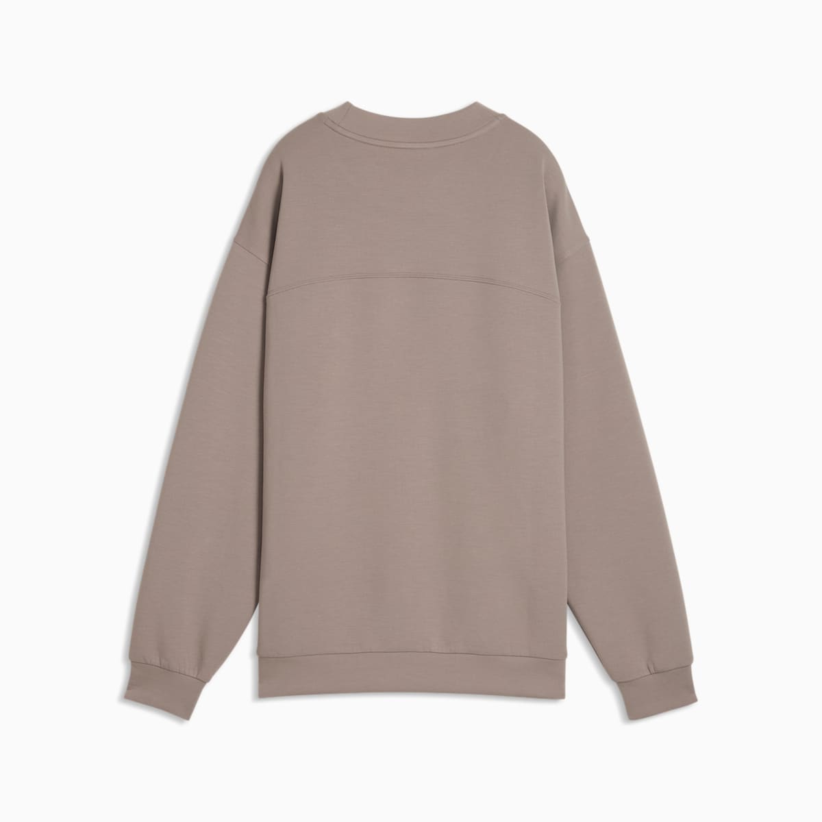 CLOUDSPUN Relaxed Crew Neck Top Women - Mouse Gray - back on white background