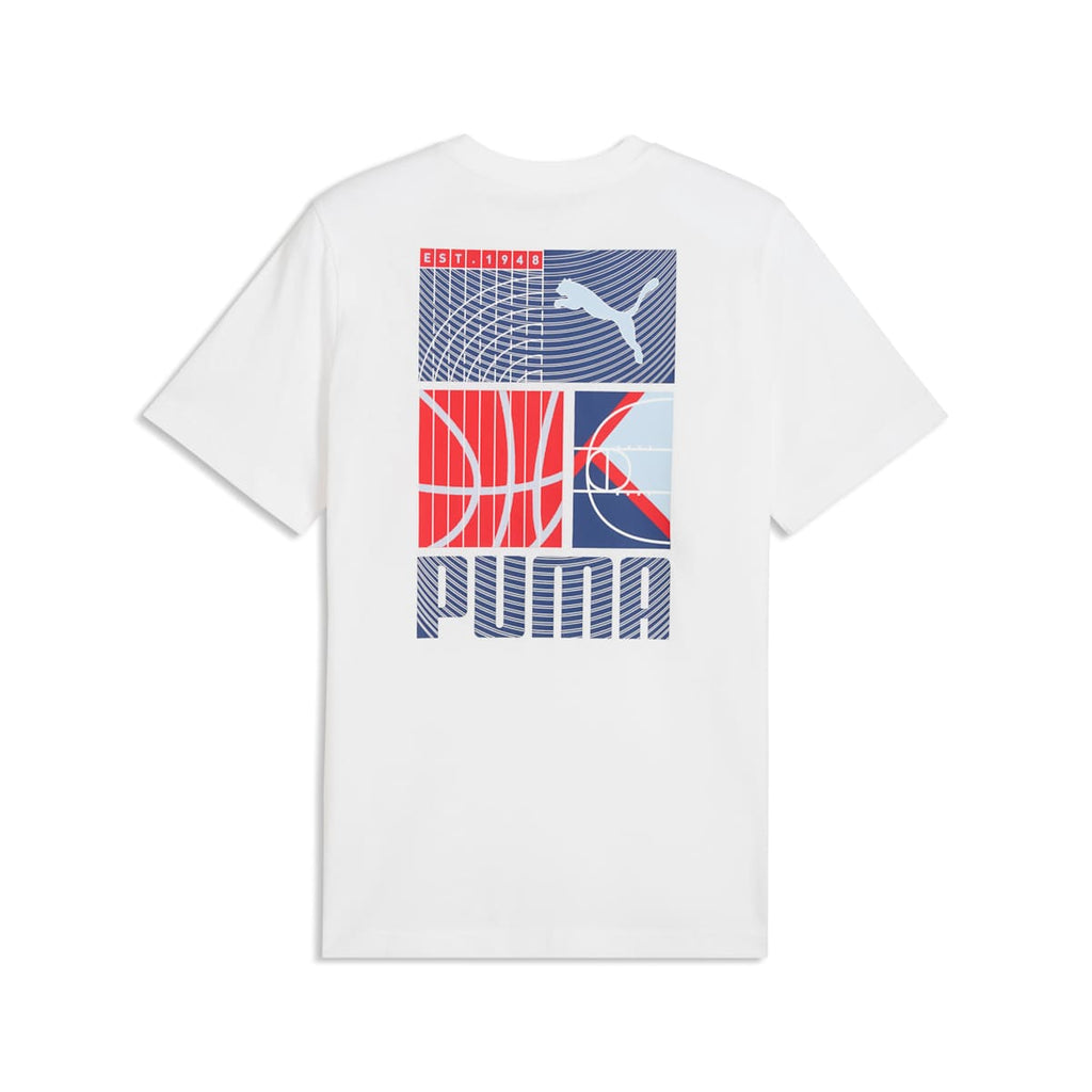 PUMA Graphic Sports Tee Men - PUMA White image 1