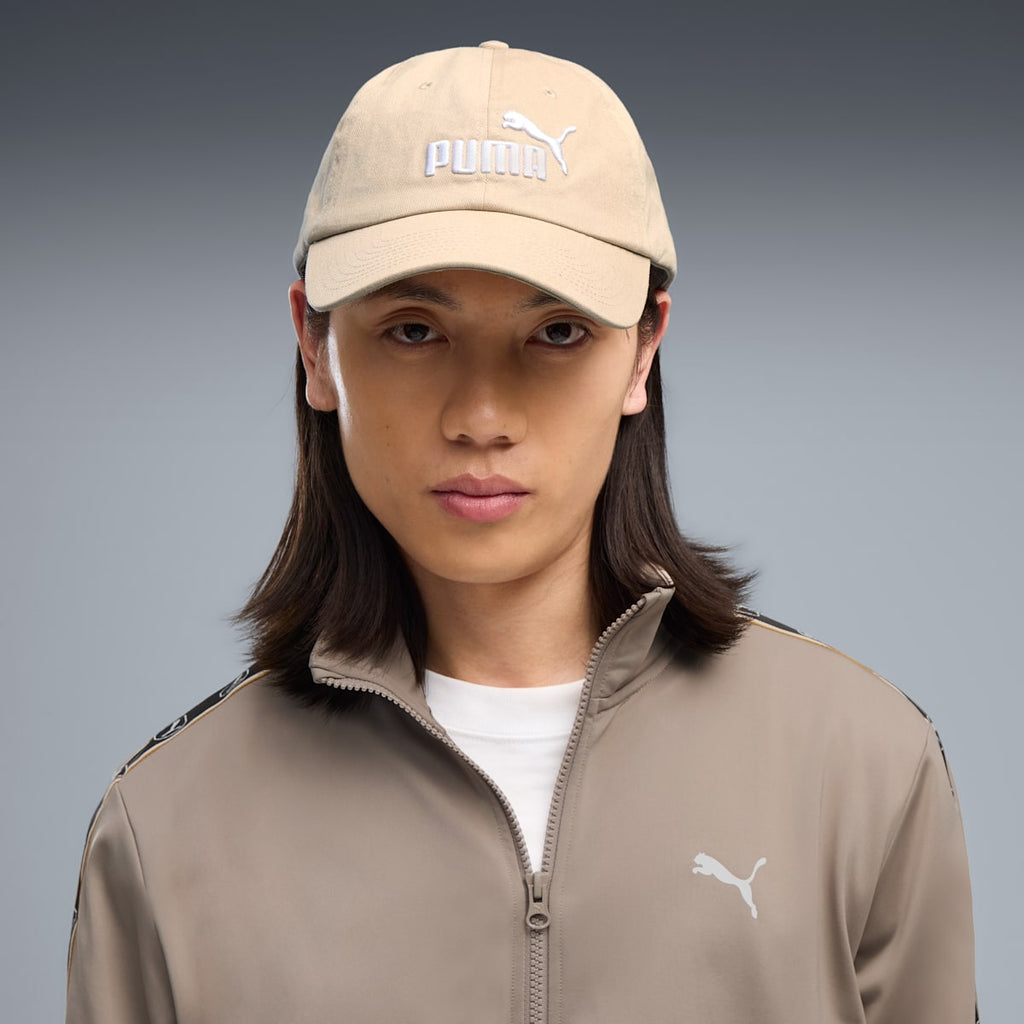 PUMA ESS No. 1 Logo Baseball Cap - Birch - Model view