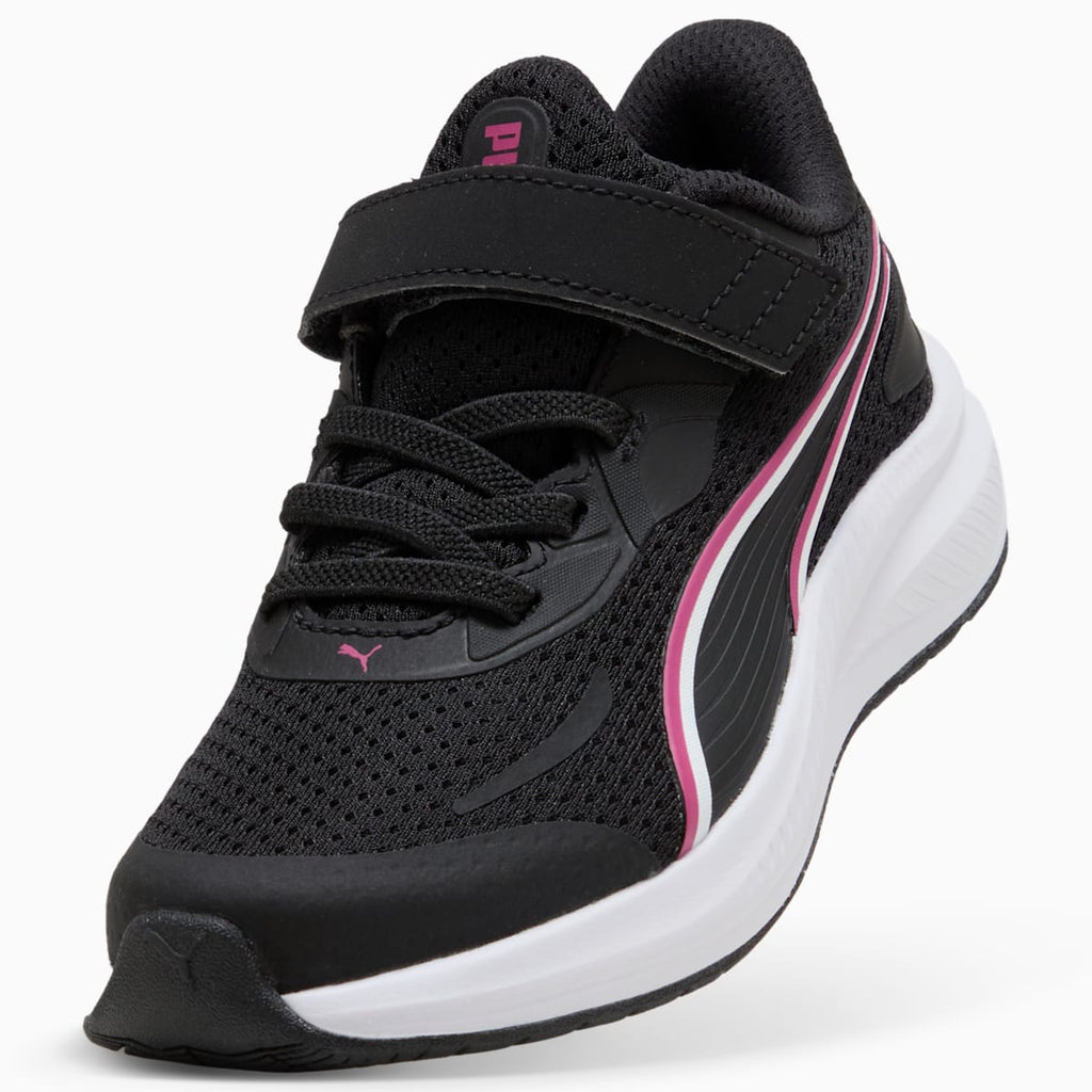 PUMA Skyrocket 2 AC+ PS Sneakers Kids - PUMA Black-Pink Opal-PUMA White - Back / Heel View