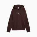 Essentials Sequins Hoodie Women - Chocolate Fondue - front on white background