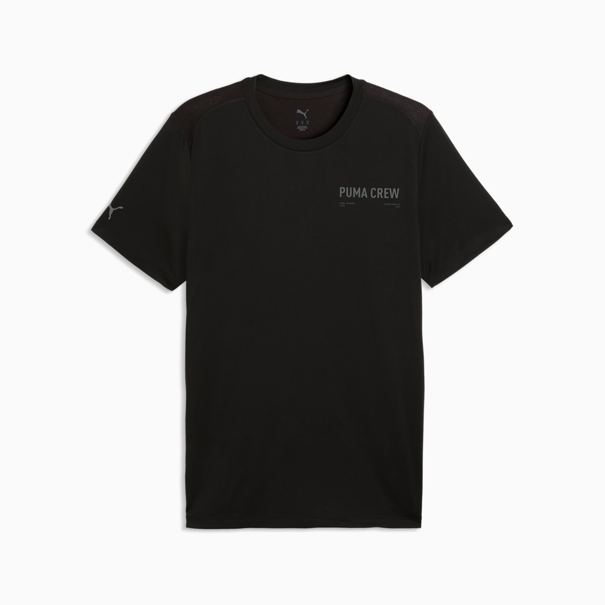 CLOUDSPUN Branded Tee Men - PUMA Black front view