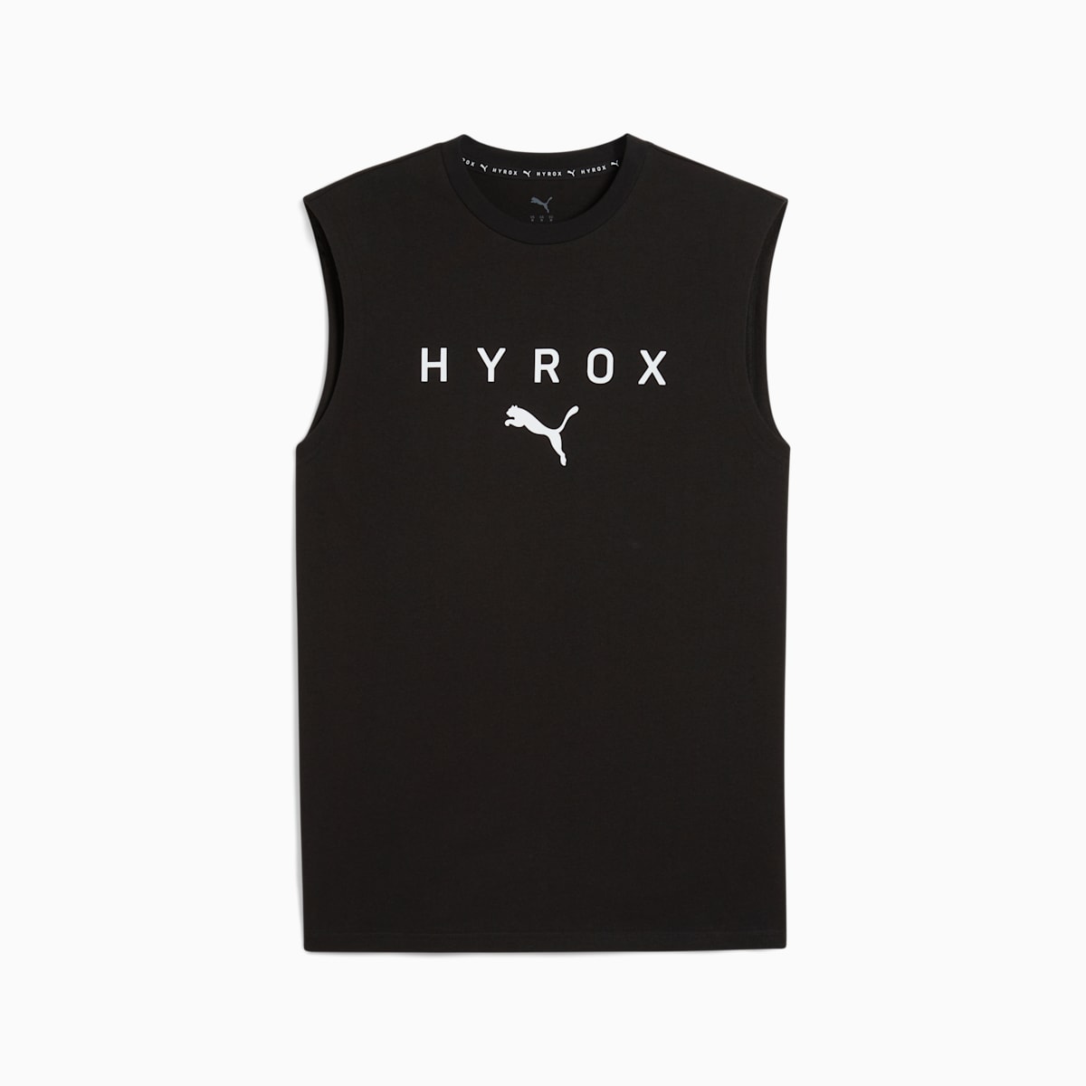 PUMA x HYROX Cut-Off Tank Men - PUMA Black front view