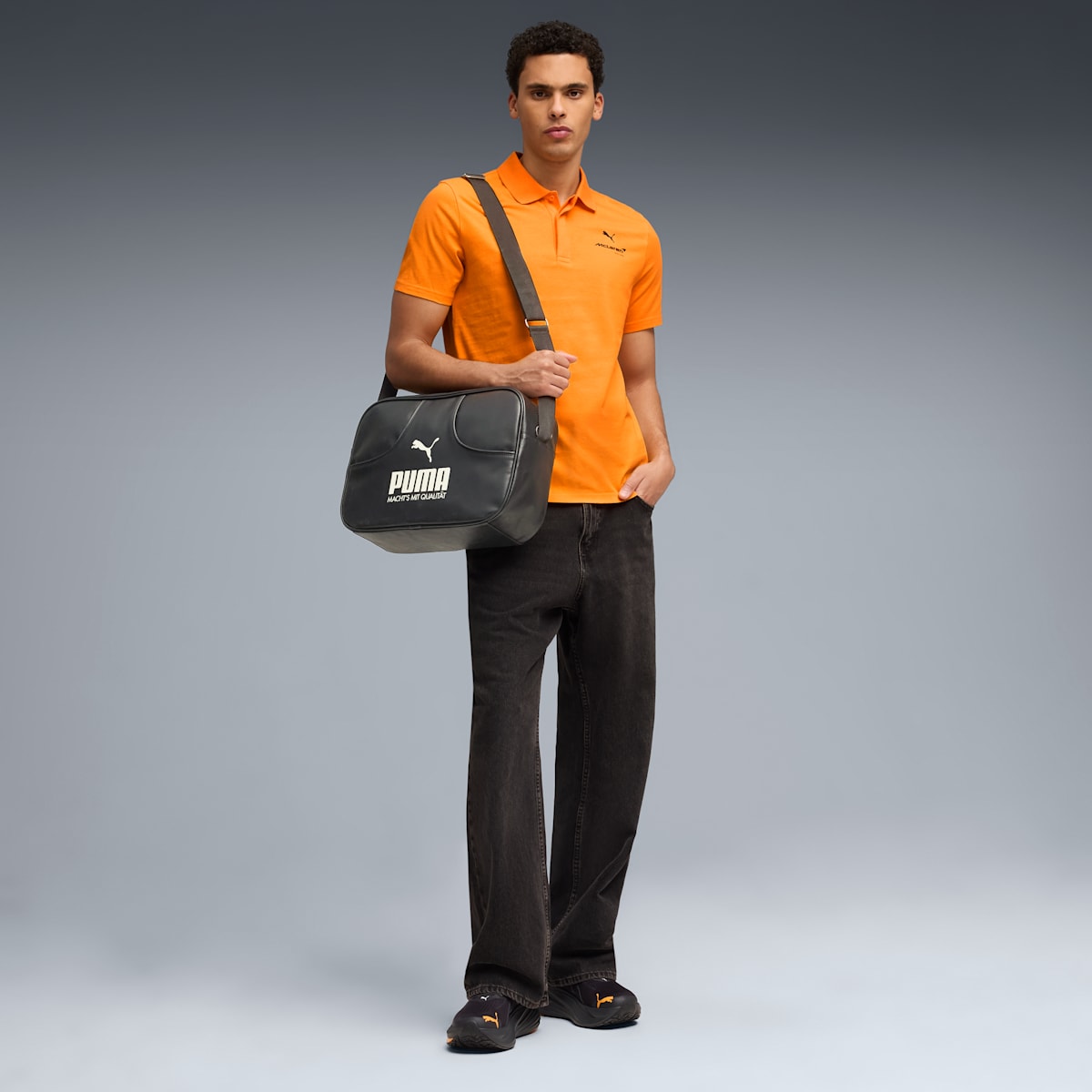 McLAREN RACING Small Logo Polo Men - Papaya image 3