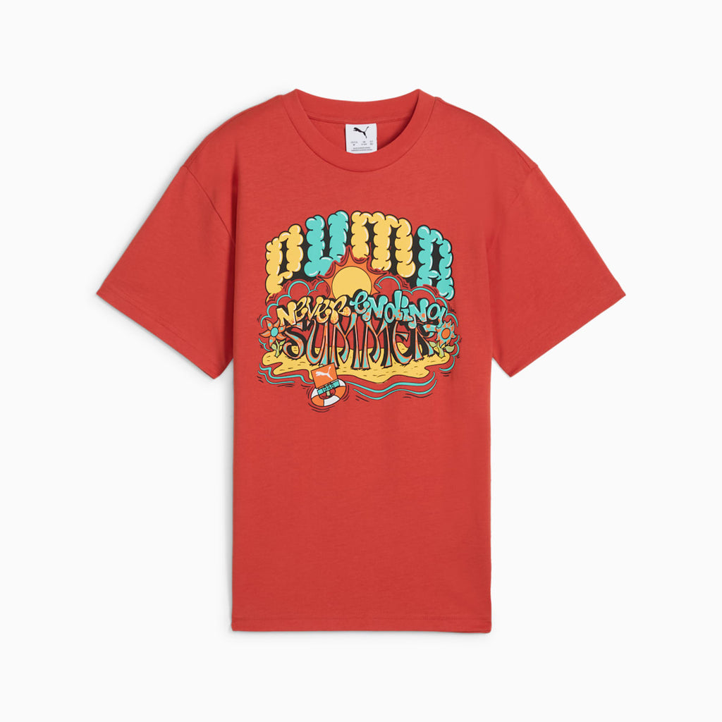 Graphics Puma Tee III B Red Fire front view