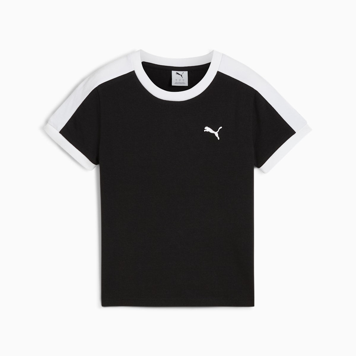 T7 Slim Tee Women - PUMA Black front view