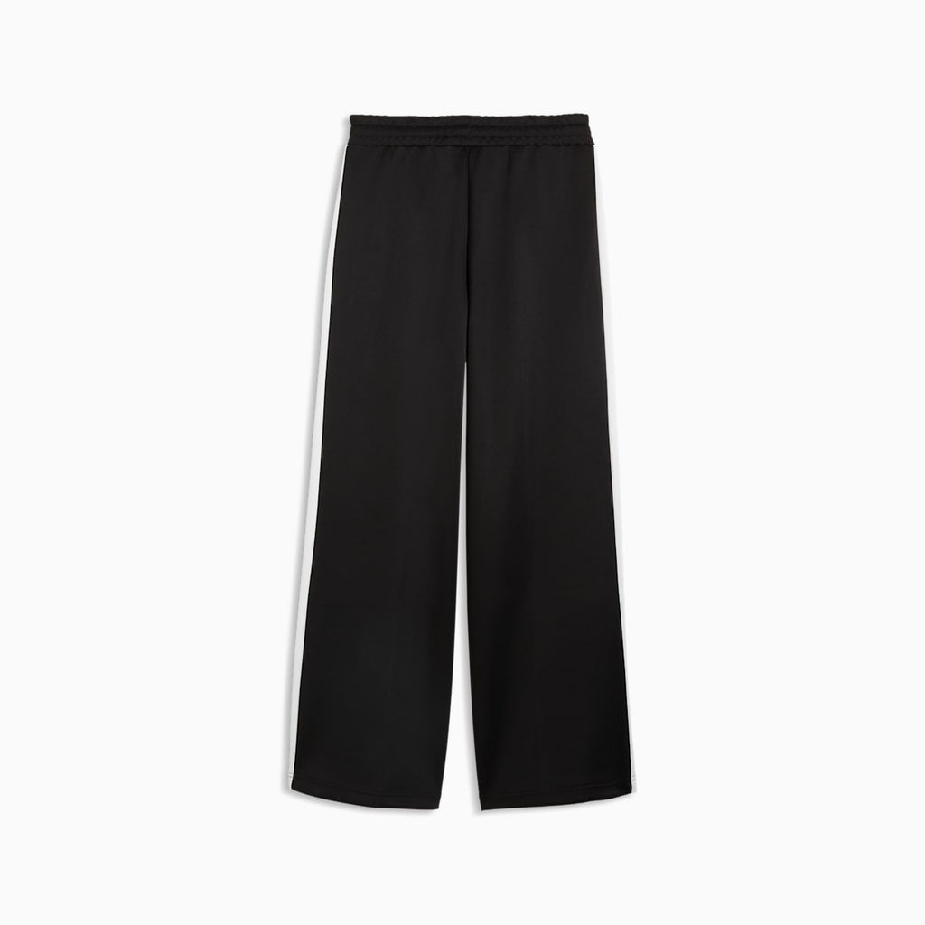 T7 ALWAYS ON Women's Wide Leg Pants - PUMA Black - back on white background