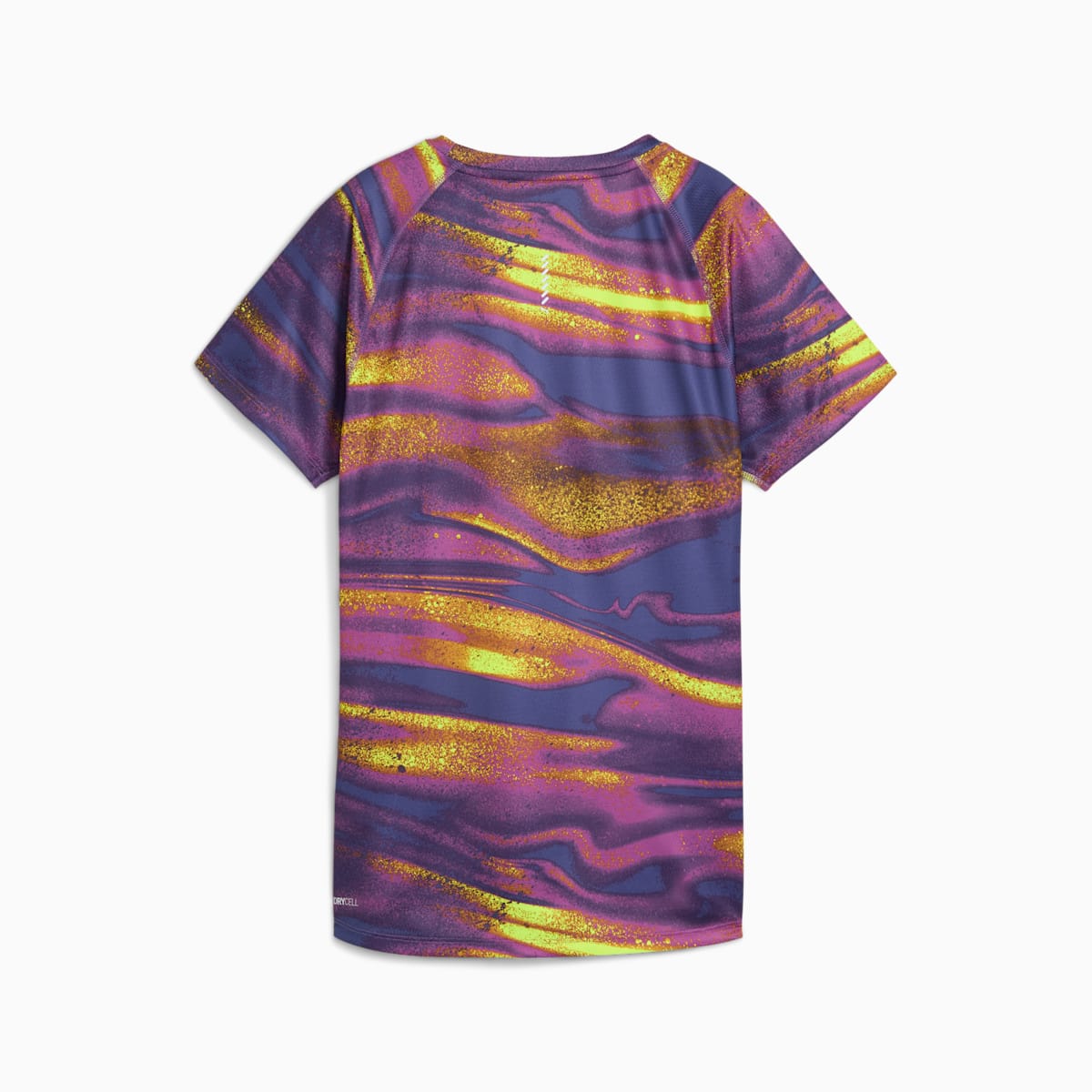 W RUN VELOCITY AOP TEE (POLY) Wild Berry alternate view
