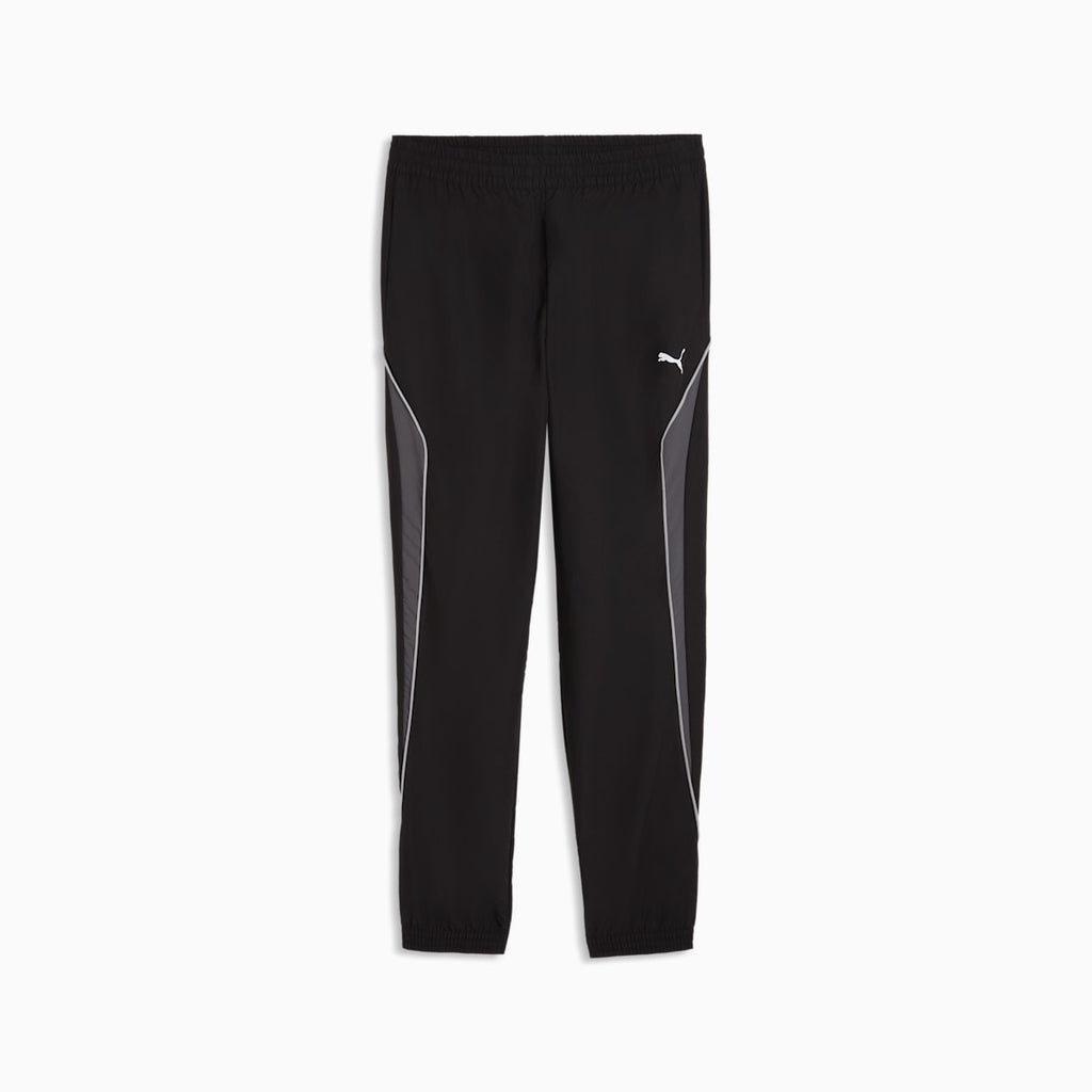 PUMA Sport Men's Woven Track Pants - PUMA Black - front on white background