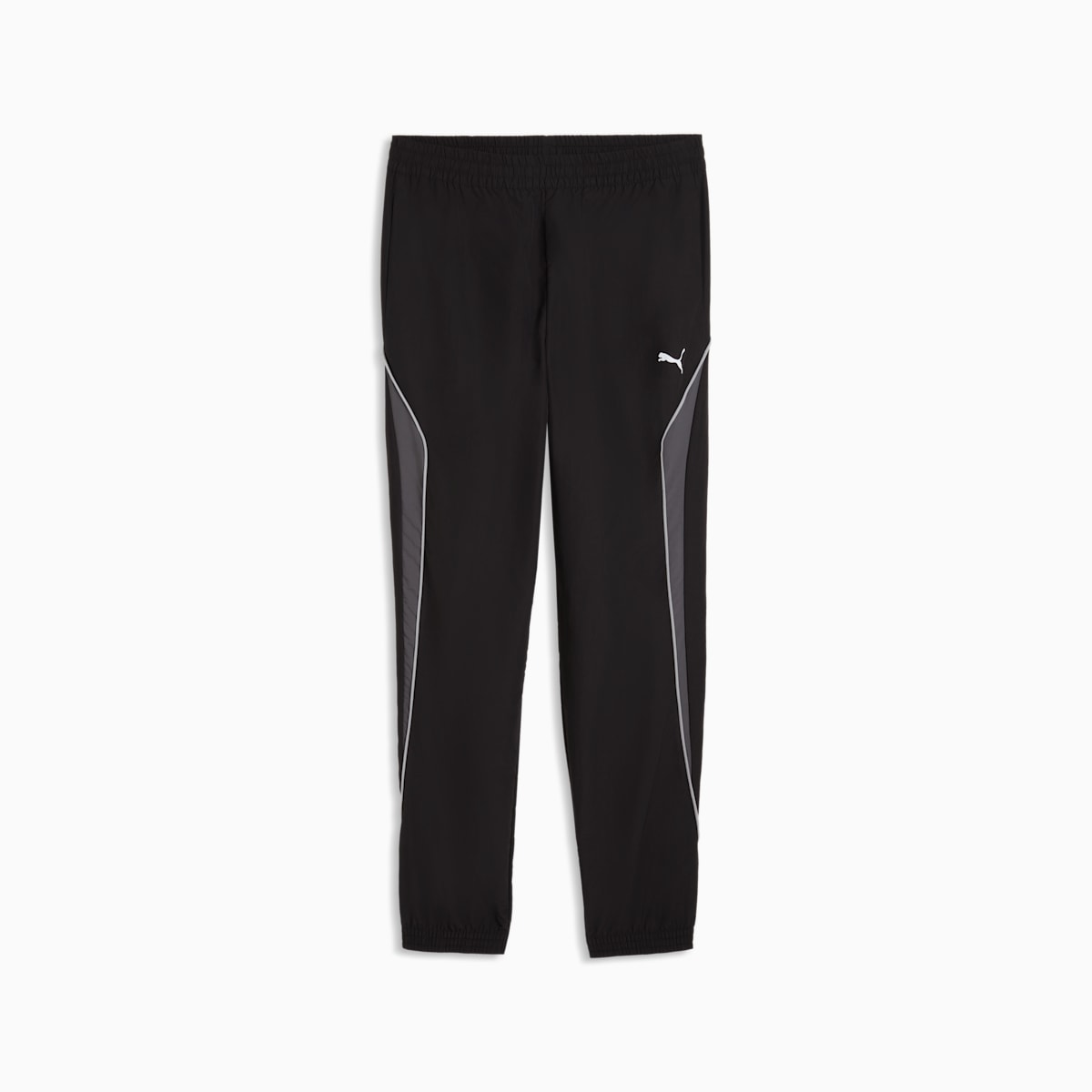 PUMA Sport Men's Woven Track Pants - PUMA Black - front on white background