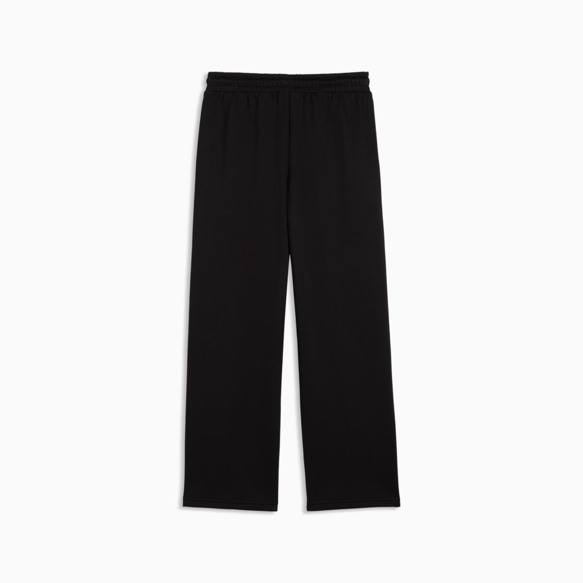 PUMA Class Straight Leg Fleece Pants Youth - PUMA Black - back on white background