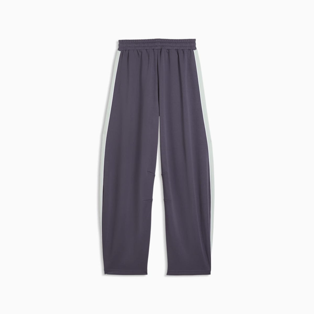 T7 Love Of The Cat Women's Barrel Track Pants - Inky Depths - back on white background