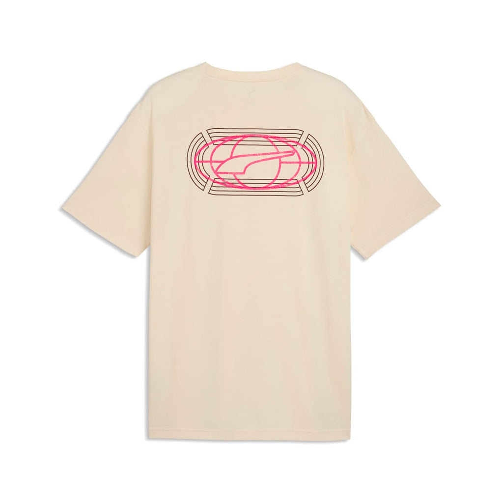 Run Club Relaxed Graphic Tee Men - Alpine Snow back view
