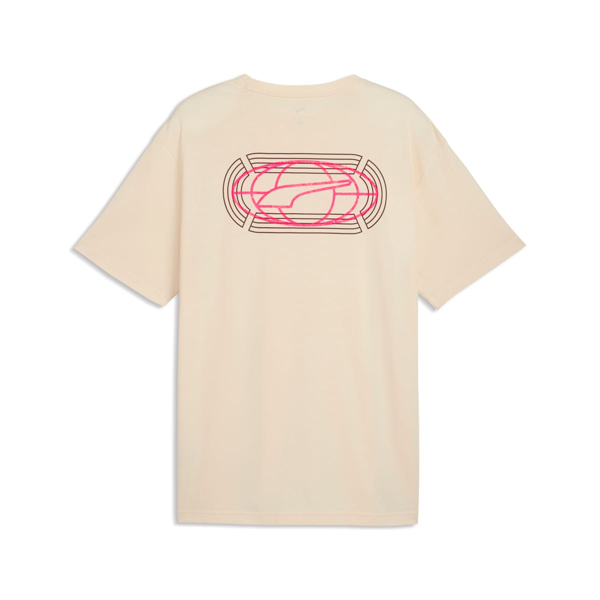 Run Club Relaxed Graphic Tee Men - Alpine Snow back view