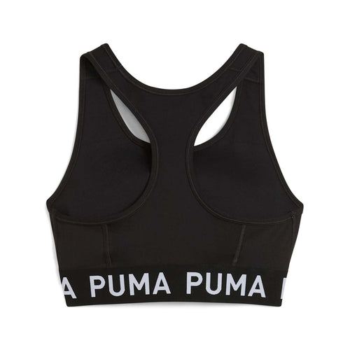 4KEEPS Strong Mid-Impact Bra Women - PUMA Black back view