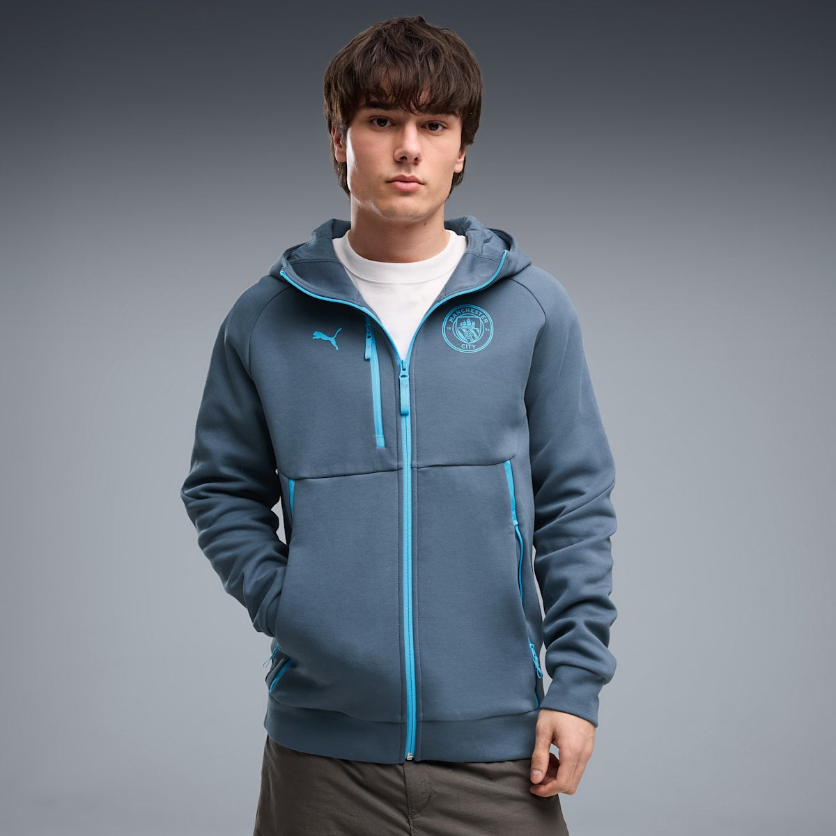 PUMA Men's Clothing HOODIE - Colour 26 - on model