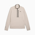 PUMATECH Men's Half-Zip Sweatshirt - Silver Fog - front on white background