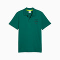 PUMA x ASTON MARTIN ARAMCO F1® TEAM Essentials Men's Polo - Green Lux - front on white background