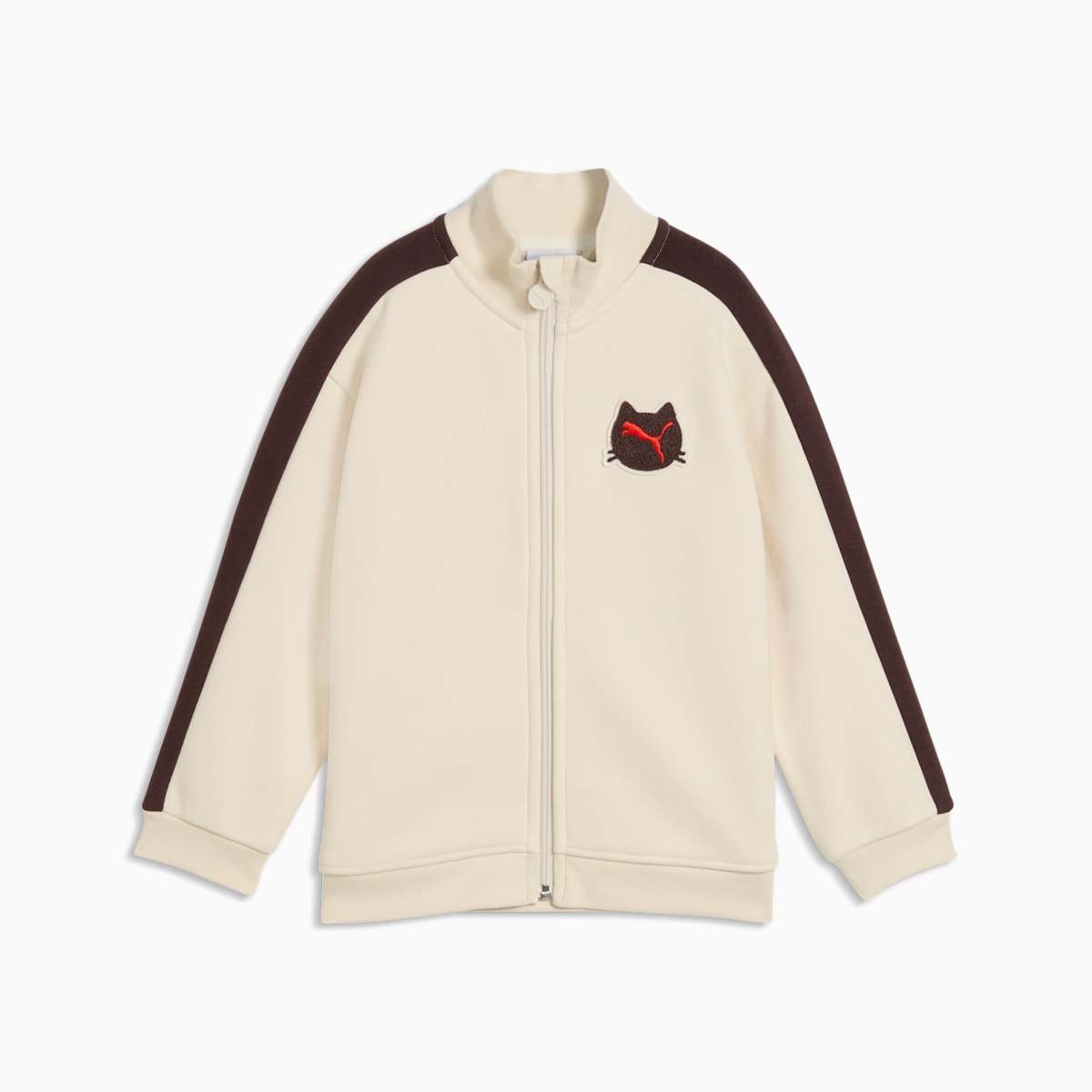 Imaginary Friend Little Kids' T7 Relaxed Zip-Up Jacket - Alpine Snow - front on white background