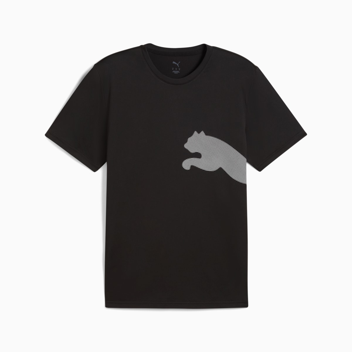 Train All Day Big Logo Tee Men - PUMA Black front view