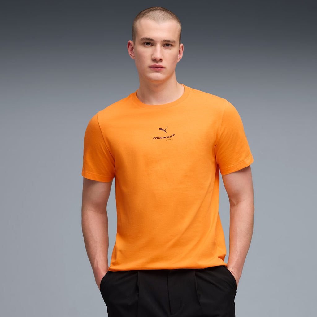 McLAREN RACING Men's Tee - Papaya - on model