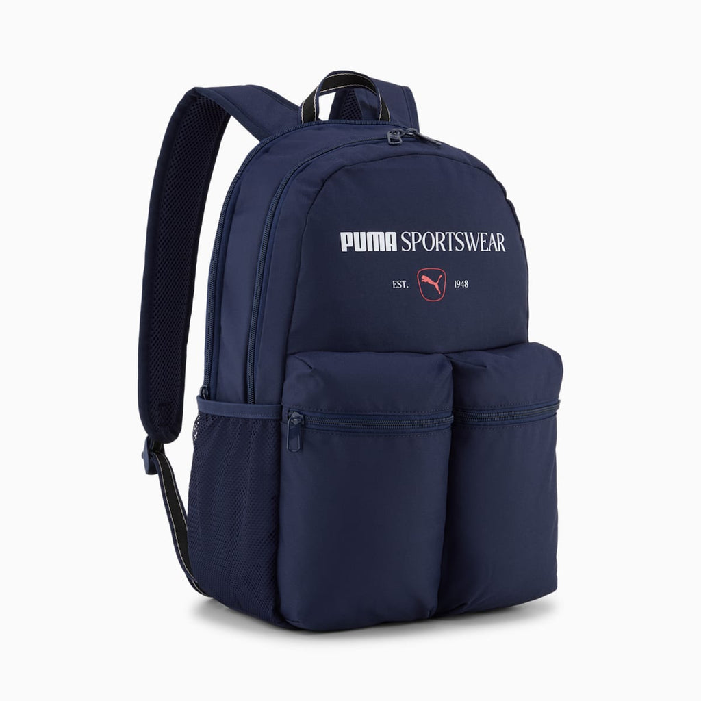 PUMA Phase Class 20L Backpack - PUMA Navy - Front view