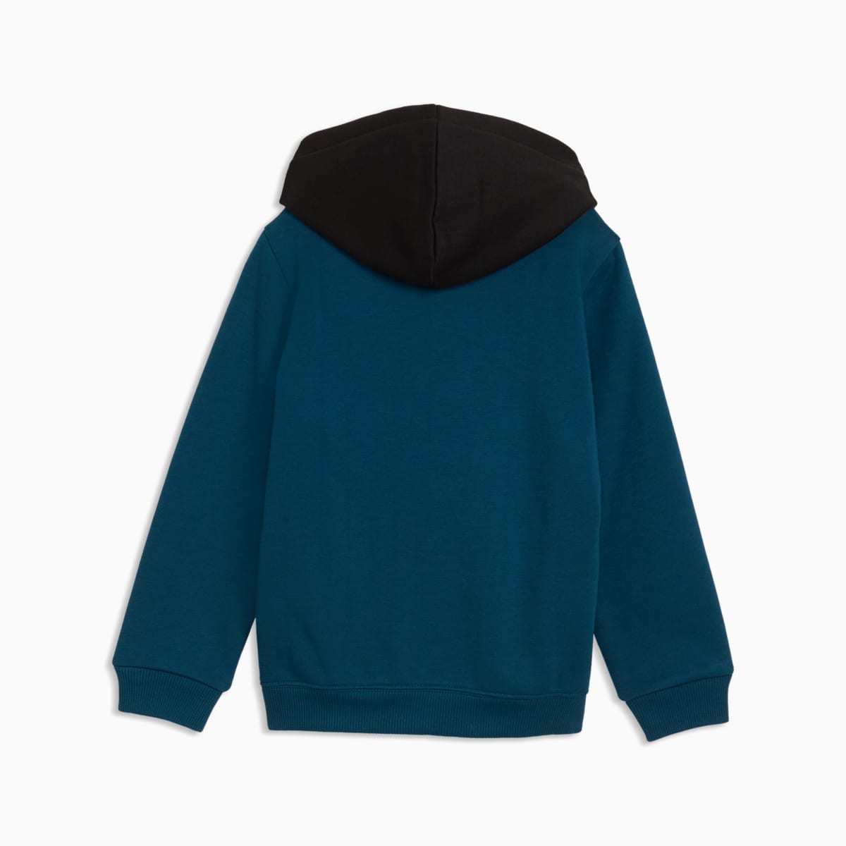 PUMA Kids Hoodie - Midnight Petrol - back on white background