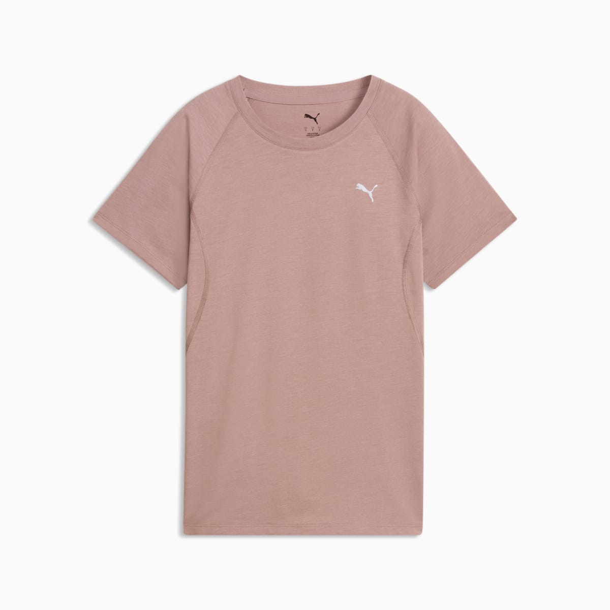VELOCITY Tri-Blend Running Tee Women - Sandstone Heather front view