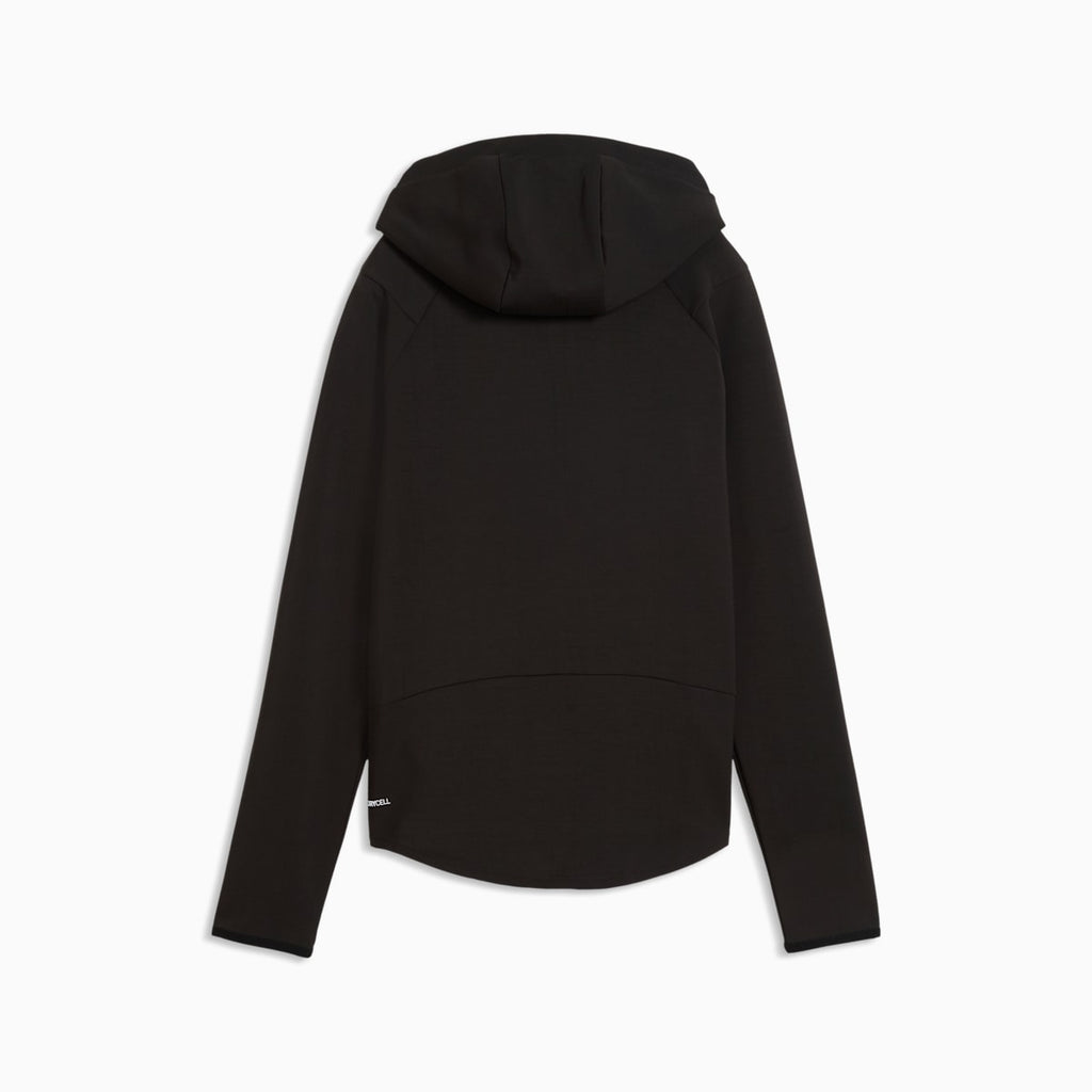 PUMATECH SENSE Full-Zip Jacket Women - PUMA Black - back on white background