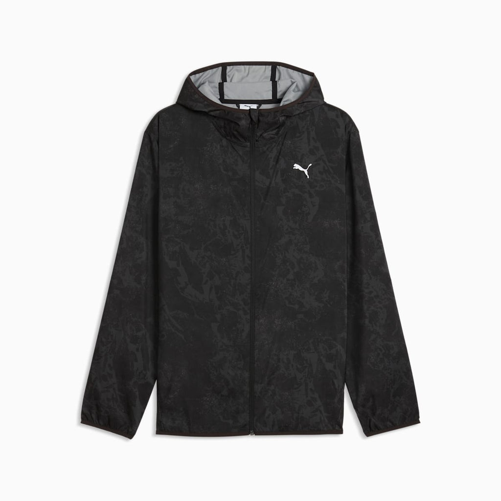 Train All Day Essentials Printed Jacket Men - PUMA Black - front on white background