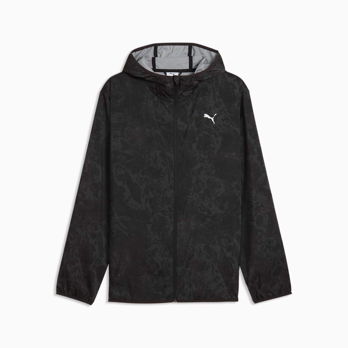 Train All Day Essentials Printed Jacket Men - PUMA Black - front on white background