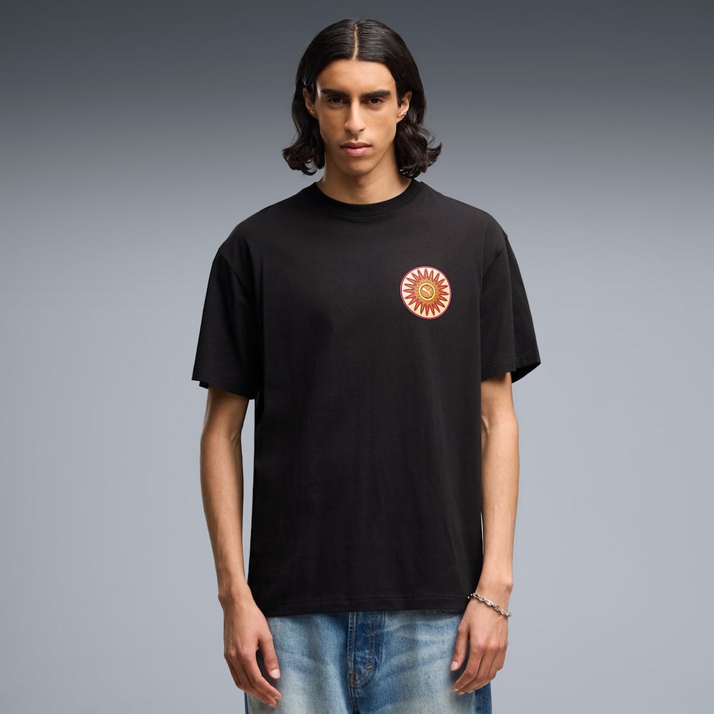 PUMA Men's T-Shirt - PUMA Black - on model