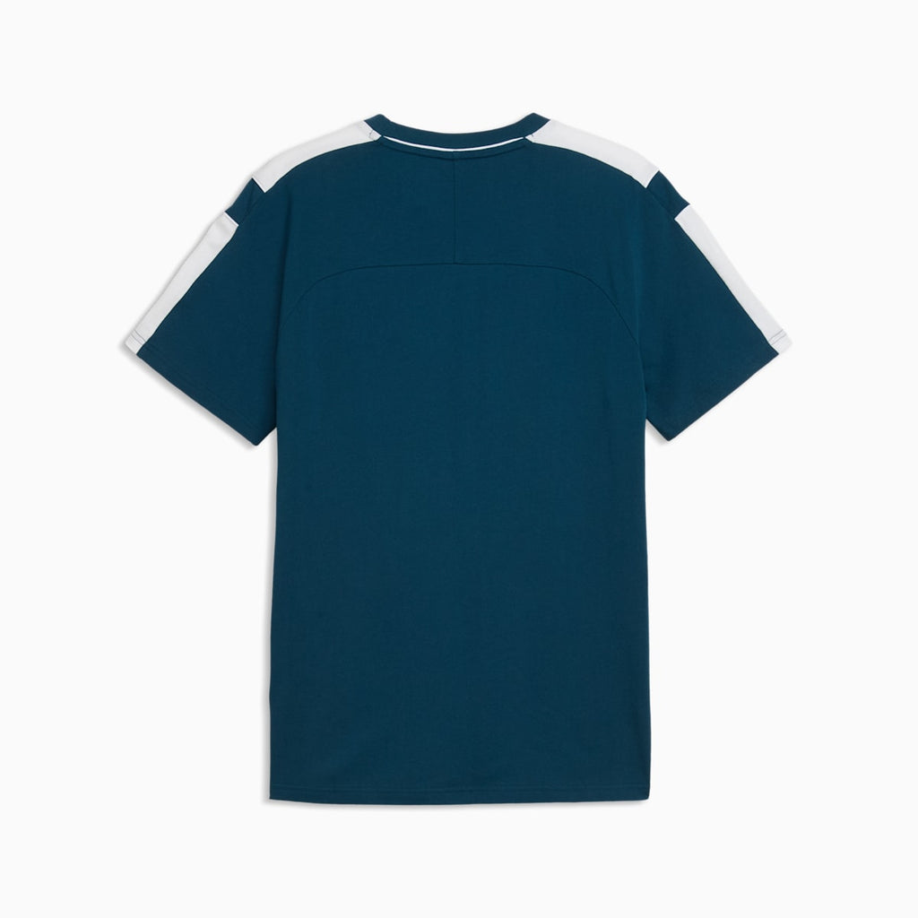 Ferrari MT7 Tee Men - Midnight Petrol - back on white background